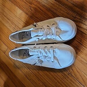 White women blowfish shoes